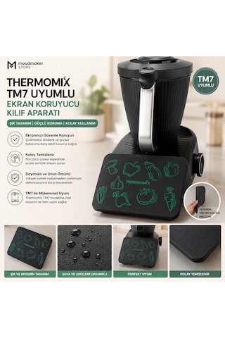 Thermomix Tm7 Uyumlu Şık Sebze Tasarımlı Mutfak Ekran Koruyucu Kılıf Aparatı