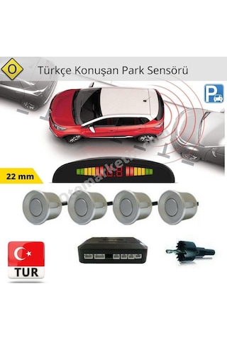 Sentinel Türkçe Konuşan Park Sensörü Gri
