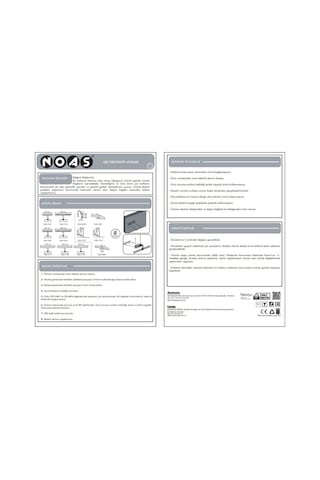 Noas Yl85-2502 5w 6500k Beyaz Işık Gold Anahtarlı Sevilla Dekoratif Aplik Çok Renkli