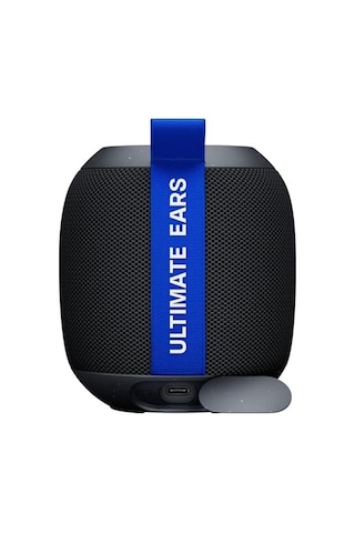Ultimate Ears Wonderboom Play Taşınabilir Su Geçirmez Bluetooth, Büyük Bas Ve 360 Derece Ses, 40 M Kullanım Mesafeli Toz Geçirmez Hoparlör, Siyah