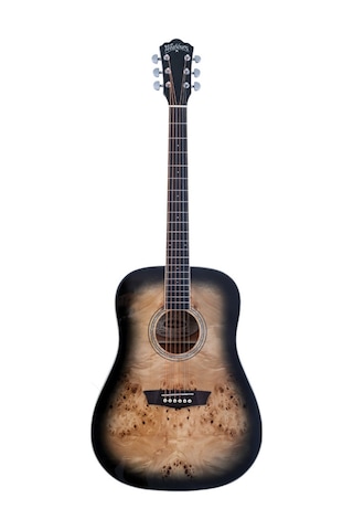 Washburn Dfbdb Deep Forest Burl Black Fade Akustik Siyah Geçişli Mistik Görünüm Güçlü Rezonans