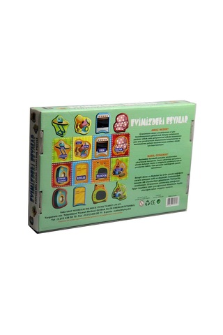 Evimizdeki Eşyalar Tak-Çıkar Eğitici Puzzle
