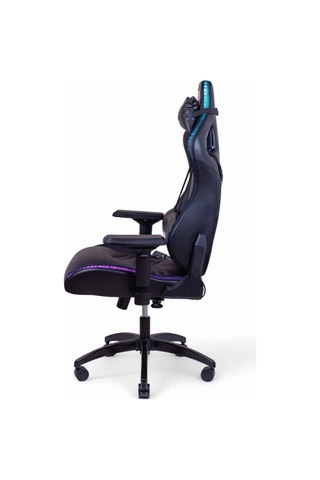 Prıme Rgb Oyuncu Koltuğu Işıklı Oyuncu Koltuğu Rgb Gamer Koltuk Siyah Deri - Rgb Aydınlatma