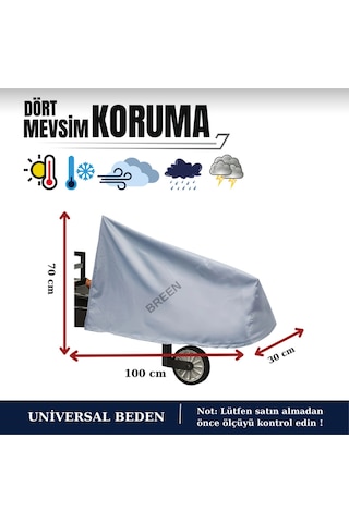 Gri Karavan Çekme Kancası Koruyucu Örtü, Birleşim Yeri Kılıfı, Su Geçirmez, Toz Ve Kir Önleyici Branda
