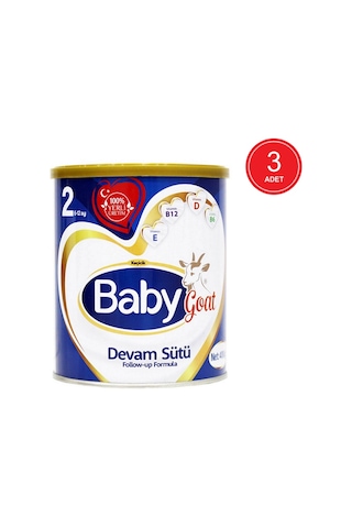 Baby Goat 2 Devam Sütü 400 G 3 Adet