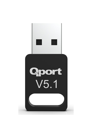 Qport Q-BLU5.1 Bluetooth 5.1 Usb Adaptör Dongle