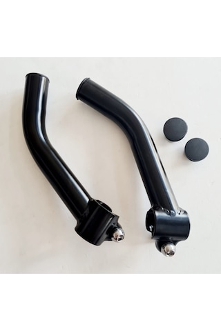 Mtb Bisiklet Bar - End Boynuz Takımı Siyah