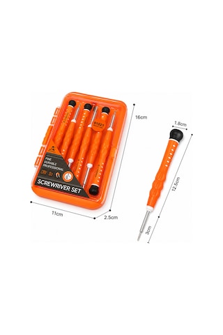 İphone Manyetik Tornavida Seti 0.6mm Y Uç 0.8mm T2 1.5+ 1.5- 2.5+ 91021