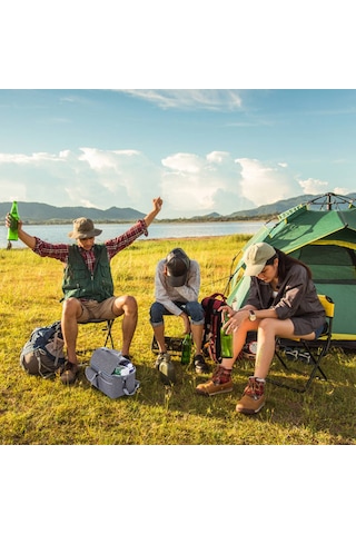 Moveevo Tp19 Dış Mekan Büyük Buz Çantası İki Katlı Isı Saklama Çantası Mavi - Kamp Piknik İçin Yemek Isıtma İçecek Soğutma Koyu Mavi