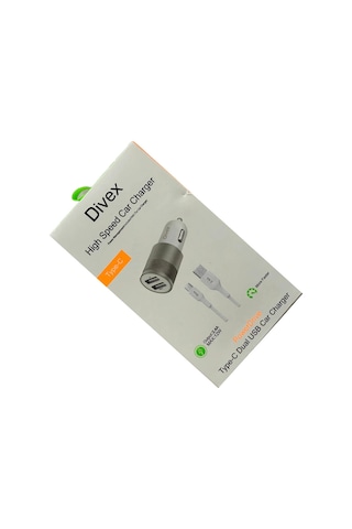Divex 2.4 Amper 12w Dual Araç Şarj Cihazı Gri Da-302