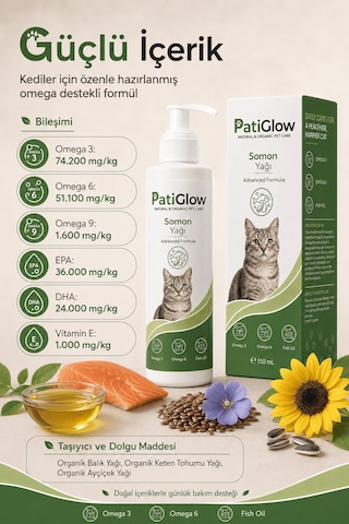 Patiglow Kedi Balık Yağı