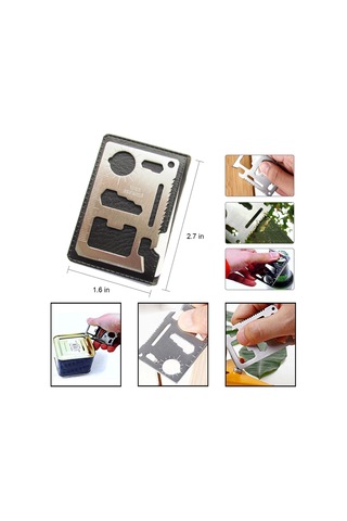 Geeksen Outdoor Kurtarma Ekipleri Seti - Dağcılık İçin İlk Yardım Kutusu, Taşınabilir Araç Ve Kamp Acil Gereçleri Siyah