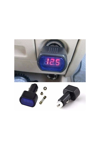Voltmetre Araç Akü Dijital Volt Ölçer