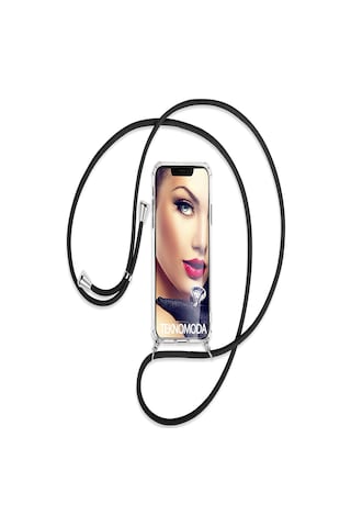 Teknomoda Apple Uyumlu iPhone 15 Kılıf Boyun Omuz Askılı İpli Şeffaf Köşe Korumalı Silikon