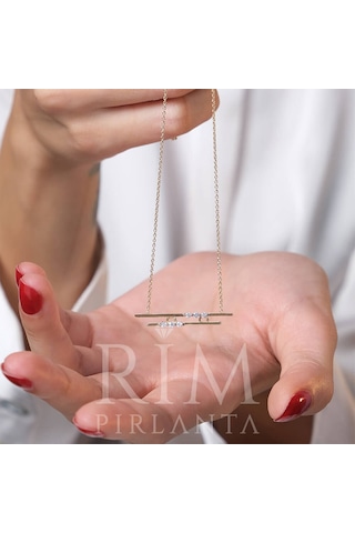 0.20 Karat Laboratuvar Pırlanta Tasarım Kolye - Hrd Sertifikalı 26098907