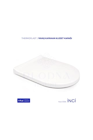 D-Form İnci Yavaş Kapanan Klozet Kapağı