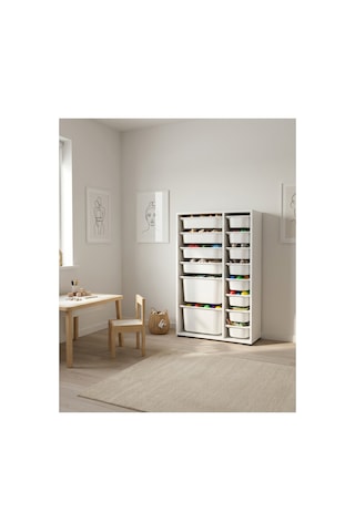 Nest 14 Sepetli Düzenleme Dolabı 2 Büyük, 4 Orta, 8 Küçük Y:108 G:69 D:30 / Beyaz