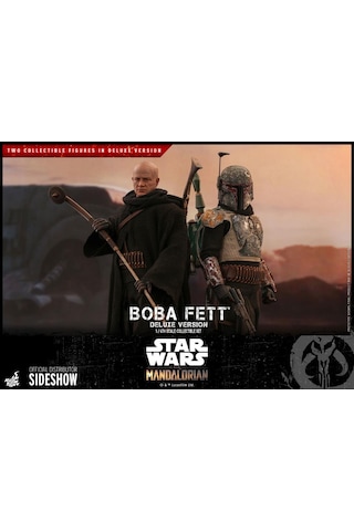 Hot Toys Boba Fett (The Mandalorian) Deluxe Version Sixth Scale Figure 907747 - Television Masterpiece Series 34 – Star Wars: The Mandalorian