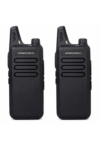 İfreqtech Ap-100 Pmr El Telsizi Çiftli Set Lisanssız Kullanım Uzun Menzil Profesyonel Telsiz 2 Li Paket Şarjlı + Klips Dahil