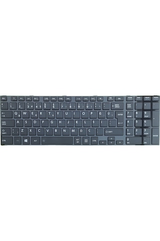 Toshiba Uyumlu Satellite C55-A-176, C55-A-1NU, C55D-A-14X Klavye (Siyah