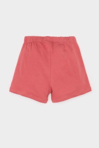 DeFacto Erkek Bebek Pijama Takımı Baskılı Kısa Kollu Penye Üst Beli Lastikli Şort E4777A525SMOG368 Turuncu