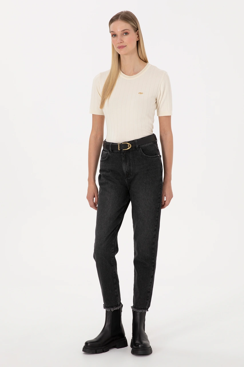 U.S. Polo Assn. U.s. Polo Assn. Kadın Siyah Pantolon Jean 50316576-dn0027