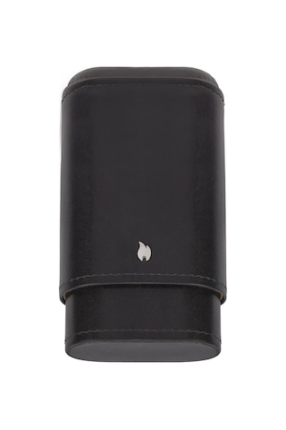 Zippo Siyah İçi Sedir Üçlü Deri Puro Kılıfı