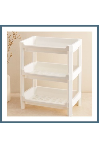 Agc Uygun Sepet 3 Katlı Geniş Sepet Organizer Raf Ünitesi 510x205x685 Mm Agc Çok Renkli