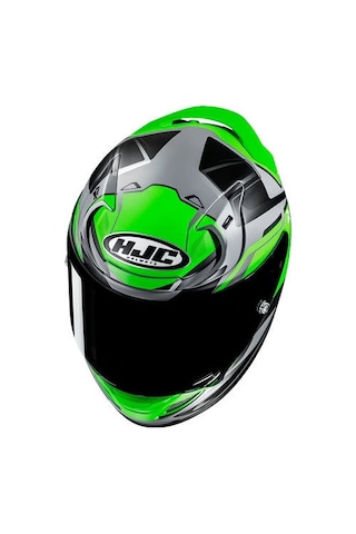 Hjc Rpha12 Brels Mc4hsf Kapalı Motosiklet Kaskı Gri - Yeşil
