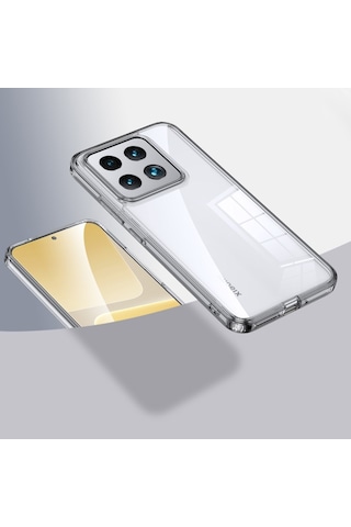 Xiaomi Uyumlu 14 Pro Telefon Kılıfı Pc + Tpu Hava Yastığı Anti-damla Telefon Kılıfı İçin