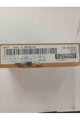 R66pd1100aa10j 1000pf 630v 5 0.05 Polyester Kondansatör 50 Adet
