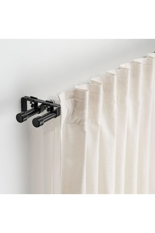Ikea Bekrafta Rustik Korniş 120-210 Cm 19 Mm Siyah