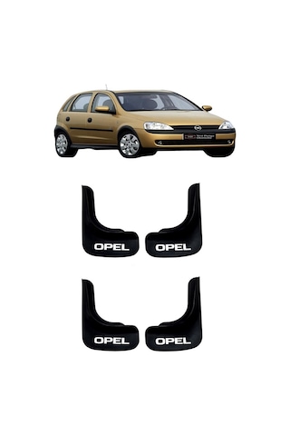 Opel Corsa C 2000-2006 Uyumlu 4 lü Ön-Arka Paçalık Tozluk Çamurluk OPL1UX008YD