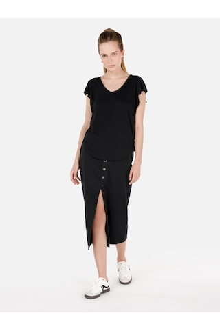 Colin's Colins Siyah Kadın Tshirt K.kol Cl1070868 Q1.v1 Blk Siyah