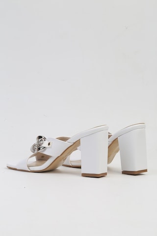 Pierre Cardin Pc-53064- 3959 Beyaz-kadın Topuklu Terlik Beyaz