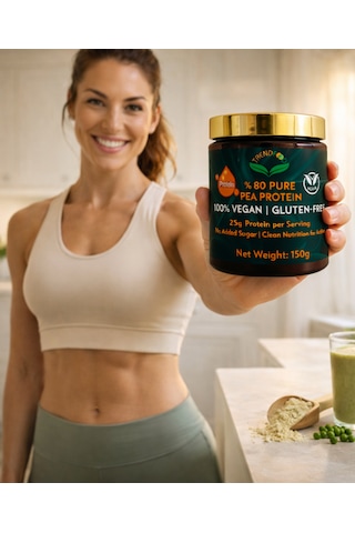 150 G Pea Protein Tozu Bezelye Proteini Bitkisel Protein, Vegan, Glutensiz Diğer