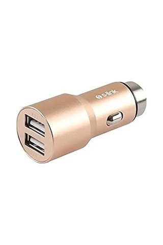 S-link Sw-c7 5v 3.1a Çift Usb Gold Araç Şarj Cihazı