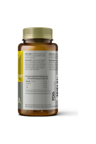 Talya Omega-3 İçeren Balık Yağı Takviye Edici Gıda 60 Yumuşak Kapsül