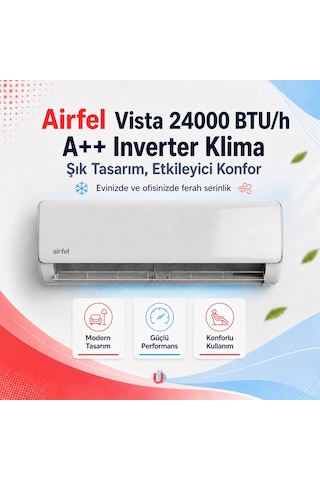 Airfel Split LTXP71A 24.000 BTU/H R32 Inverter Klima