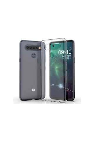 LG Uyumlu K51S Kılıf Zore Şeffaf Ince Ve Esnek Süper Silikon Kılıf Renksiz