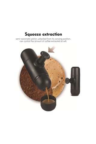 Yaozixa "taşınabilir Manuel Kahve Presi - Paslanmaz Çelik, 8 Bar Basınç, 140ml Kapasite"