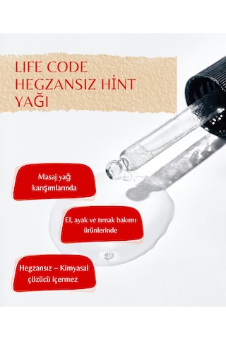 Hegzansız Hint Yağı 50 Ml