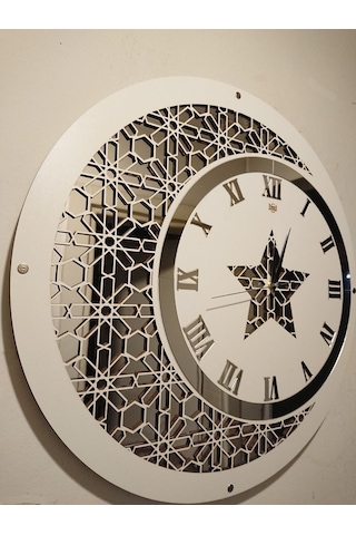 Duvar Saati 50Cm Beyaz