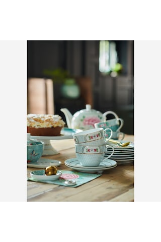 Pip Studio Blushing Birds Beyaz Porselen Çay Fincanı