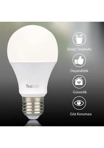 Next Şarjlı Led Ampul 9w Bembeyaz Işık Next Led Beyaz Işık
