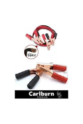 Çantalı 1200 Amper Oto %100 Bakır 0.50mm Kalın Kablo Güçlü Hızlı Şarj Akü Takviye Aktarım Kablosu