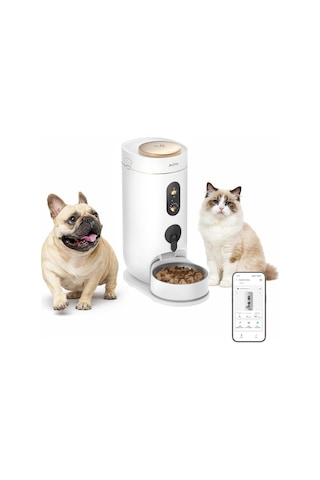 Mova Nutripal 10 Ultra Akıllı Evcil Hayvan Mama Makinesi, 4l Kapasite, Ai Besleme Programı, 1080p Hd Kamera, Çift Y