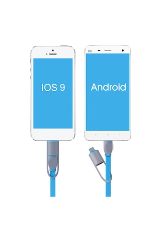 Leyaton La-7520Ipmu Usb 2.0 Data / Şarj Kablo (Uyumlu iOS + Android)
