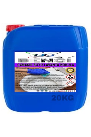 Çamaşır Suyu Lavanta Kokulu 20 Kg Tekli Çamaşır Suyu Lavanta Kokulu 20 Kg Tekli