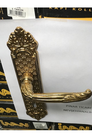 Eskitme Kapı Kolu Sarı 1 Kapılık Çift